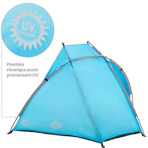 Blue NC3039 BEACH TENT Mėlynas FLORE NILS CAMP