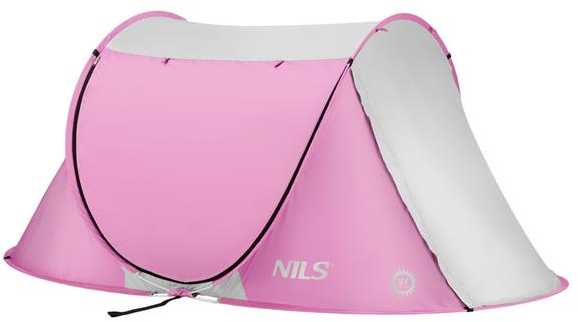 NC3043 Rožinis SELF UP SET UP BEACH TENT NILS
