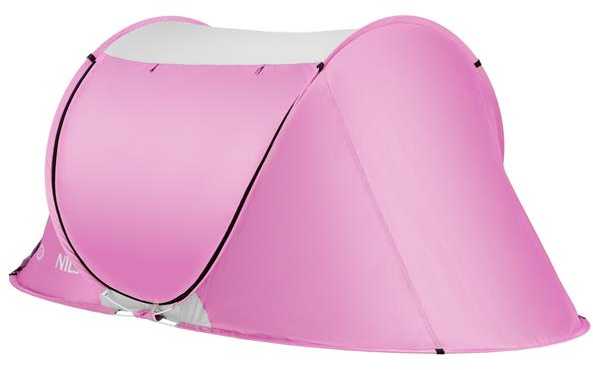 NC3043 Rožinis SELF UP SET UP BEACH TENT NILS