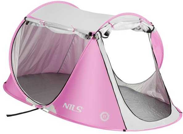 NC3043 Rožinis SELF UP SET UP BEACH TENT NILS