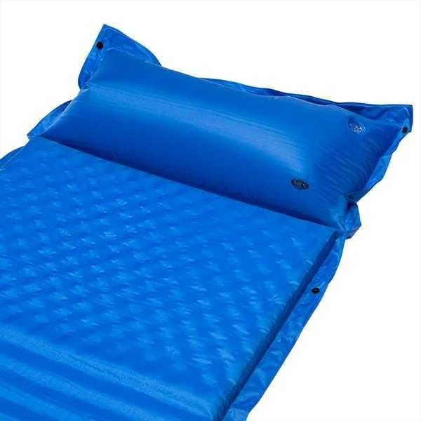 NC4001 MĖLYNA 190x63x3,8 CM SAVIMI prisipučiantis KILIMAS SU NILS CAMP PAGALVE