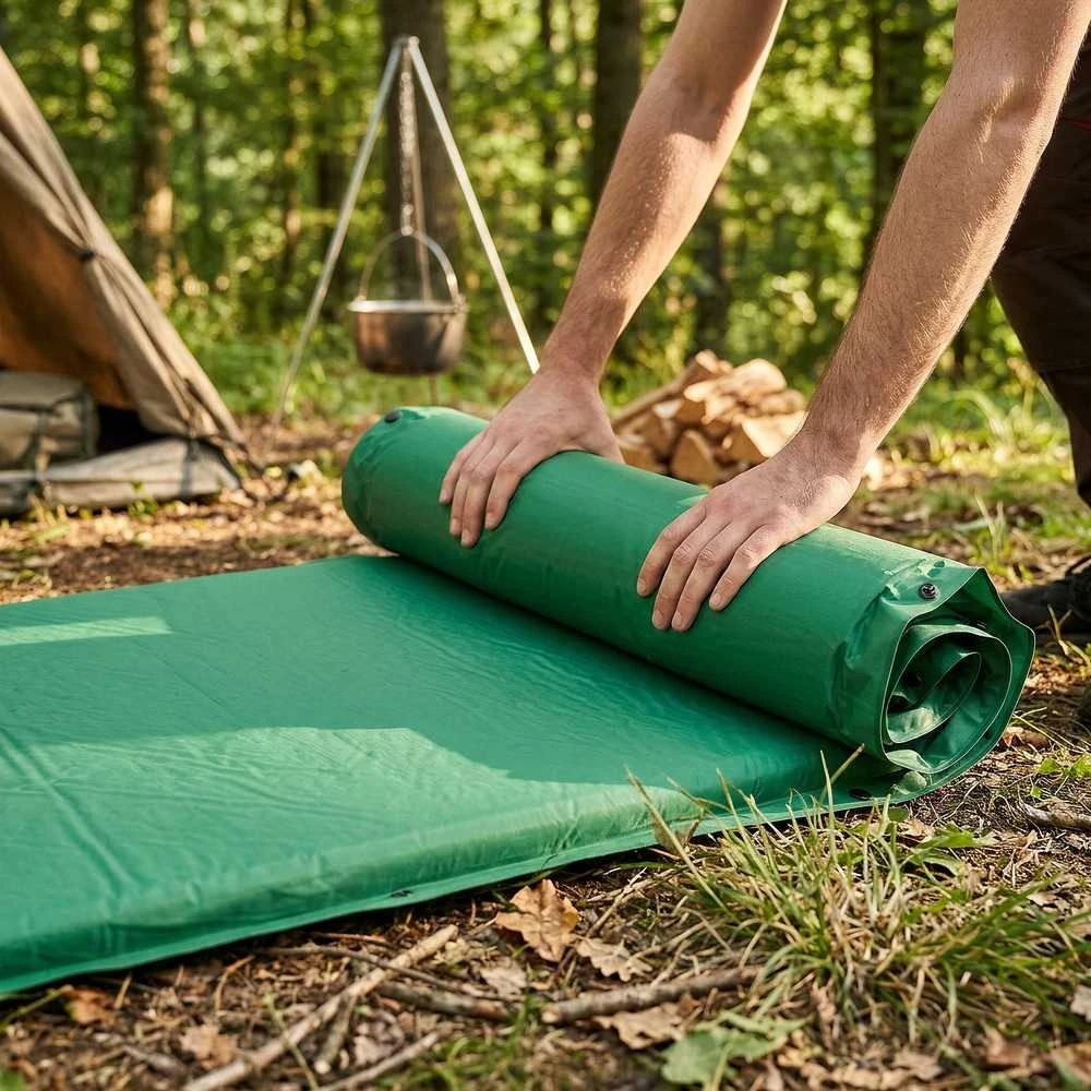 NC4050 ŽALIAS PRIPUČIAMAS KILIMĖLIS NILS CAMP