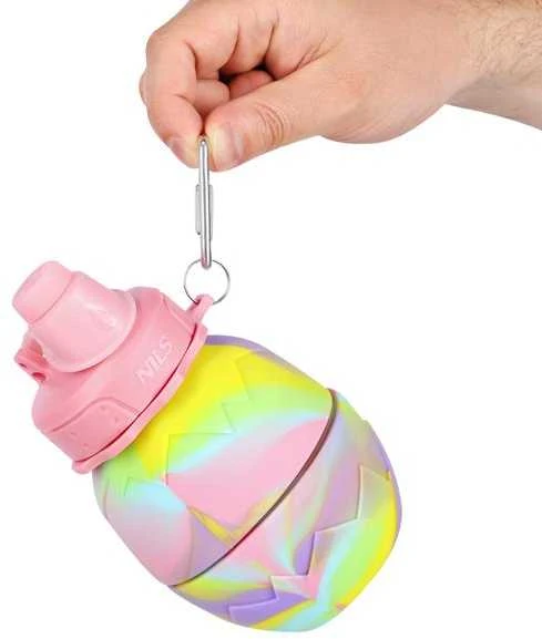NC4102 SULANKSTAMAS SILIKONINIS BUTELIS, 700 ml ROŽINIS NILS