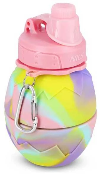NC4102 SULANKSTAMAS SILIKONINIS BUTELIS, 700 ml ROŽINIS NILS