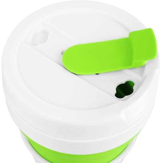 NC4103 SILIKONINIS SULANKSTAMAS TAURĖLIS 600 ml ŠVIESI ŽALIŲ NILŲ STOVYKLĖ
