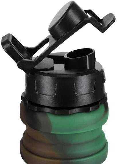 Gertuvė NC4106 SULANKSTAMAS SILIKONINIS BUTELIS 500ml ŽALI NILAI