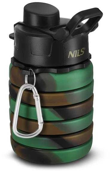 Gertuvė NC4106 SULANKSTAMAS SILIKONINIS BUTELIS 500ml ŽALI NILAI
