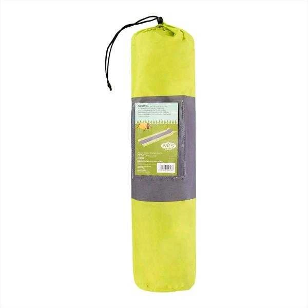 NC4349 ŽALIAI PILKA 193x58x3 CM Savaime prisipučiantis KILIMAS SU NILS CAMP PAGALVE