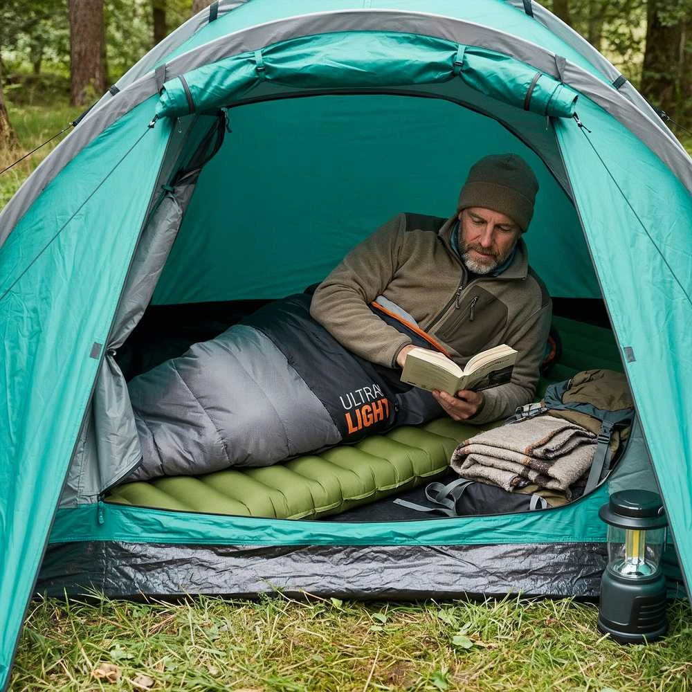 NC4402 ŽALIAS KILIMĖLIS SU ĮMONTUOTU SIURBLIU NILS CAMP