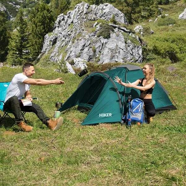 NC6010 Žalias CAMPING TENT HIKER NILS CAMP