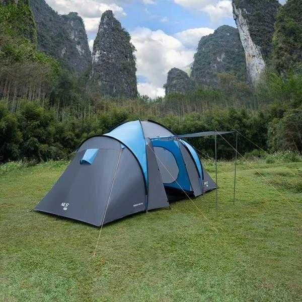 Blue NC6431 KEMPINGO PALAPINĖ Mėlynas-GRAY HIGHLAND IV NILS CAMP