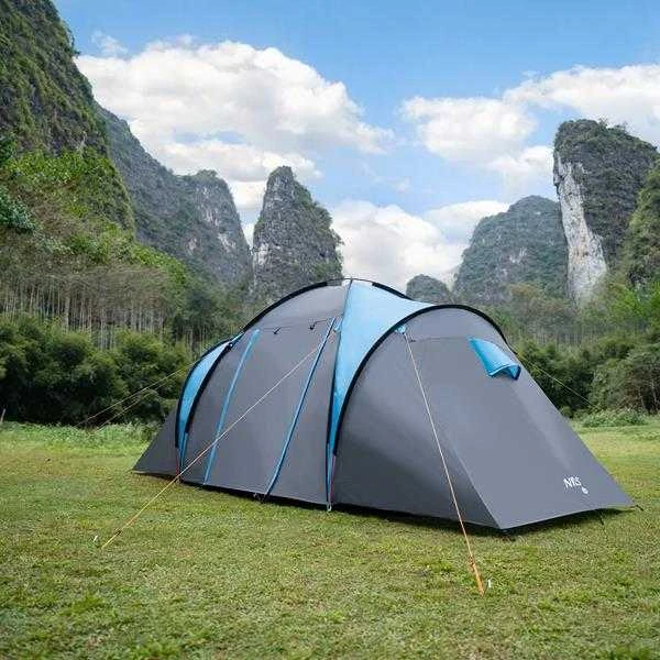 Blue NC6431 KEMPINGO PALAPINĖ Mėlynas-GRAY HIGHLAND IV NILS CAMP