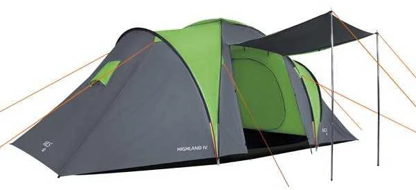 NC6431 KEMPINGO PALAPINĖ ŽALIA IR PILKA HIGHLAND IV NILS CAMP
