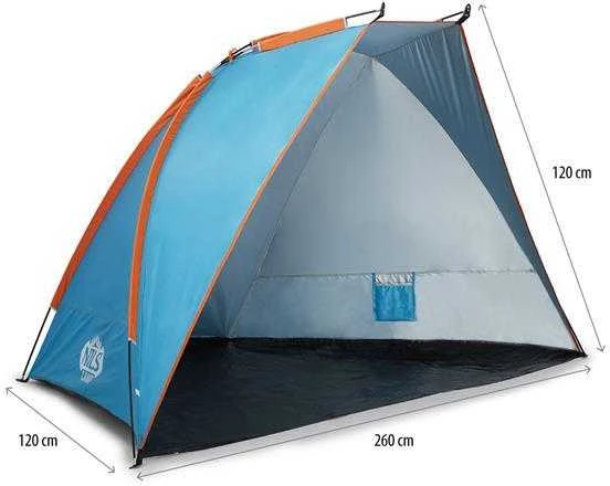 NC8030 BEACH TENT Mėlynas 260x120x120 CM NILS CAMP