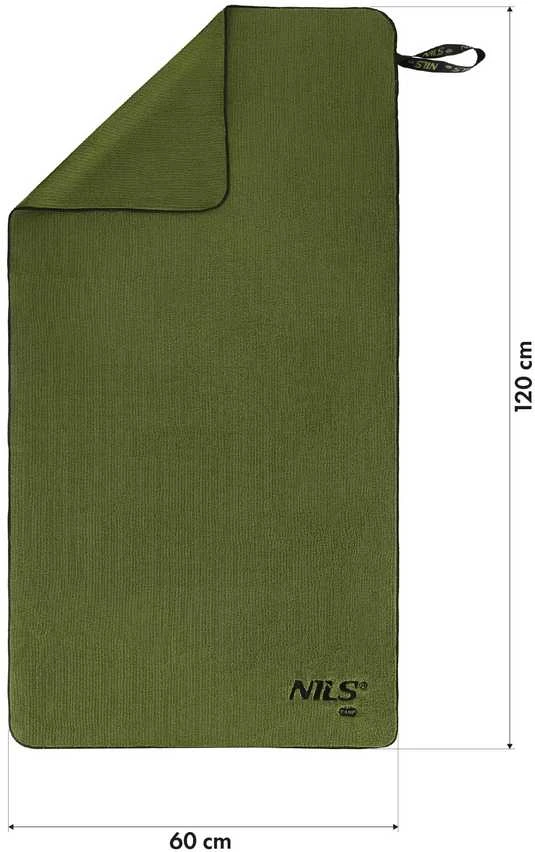 NCR15 MIKROPLUOŠTO RANŠŠŠŠALŠIS KARINIS KHAKI 120x60 cm NILS STOVYKLĖ