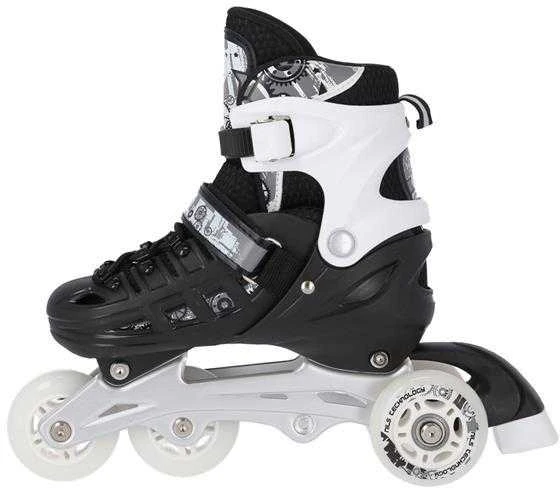 NH10905 4in1 Juodas DYDIS. M(35-38) INLINE RIUDŽIAI SU MATMENYS. THE NILS EXTREME HOCKEY SKY