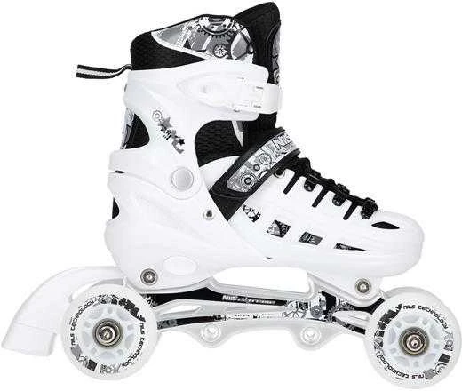 NH10905 4in1 LED DYDIS. L(39-42) INLINE PAČIŪRĖS SU MATMENYS. THE NILS EXTREME HOCKEY SKY