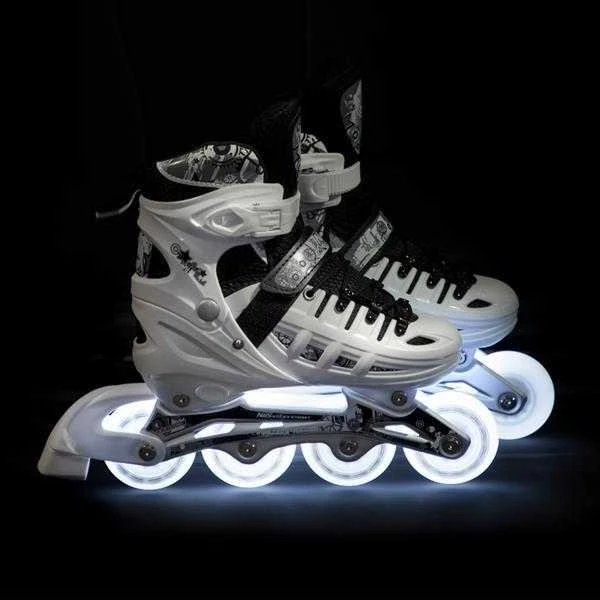 NH10905 4in1 LED DYDIS. S(31-34) INLINE RIUDŽIAI SU MATMENYS THE NILS EXTREME HOCKEY SKY