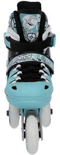NH10905 4in1 MINT DYDIS. L(39-42) INLINE PAČIŪRĖS SU MATMENYS. THE NILS EXTREME HOCKEY SKY