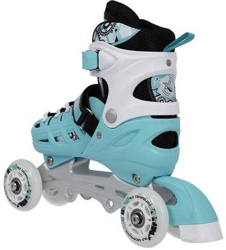 NH10905 4in1 MINT DYDIS. M(35-38) INLINE RIUDŽIAI SU MATMENYS. THE NILS EXTREME HOCKEY SKY
