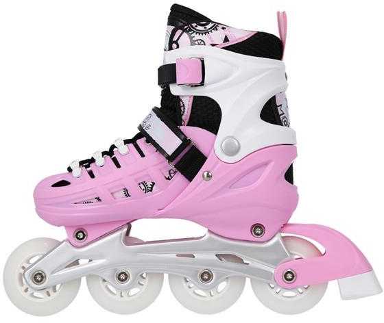 NH10905 4in1 RAUŽAS DYDIS. M(35-38) INLINE RIUDŽIAI SU MATMENYS. THE NILS EXTREME HOCKEY SKY