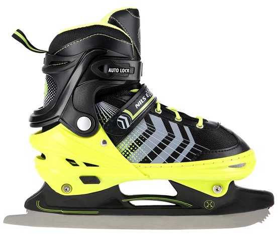 NH18192 4in1 JUODAI ŽALIAI DYDŽIO S(29-33) INLINE RIEDŽIAI SU MATMENYS. PŁ. FIGURINE NILS EXTREME