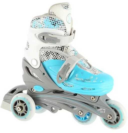 NH18331 MĖLYNA 4in1 DYDIS. M (35-38) INLINE PAČIŪRĖS SU MATMENYS THE NILS EXTREME HOCKEY SKY