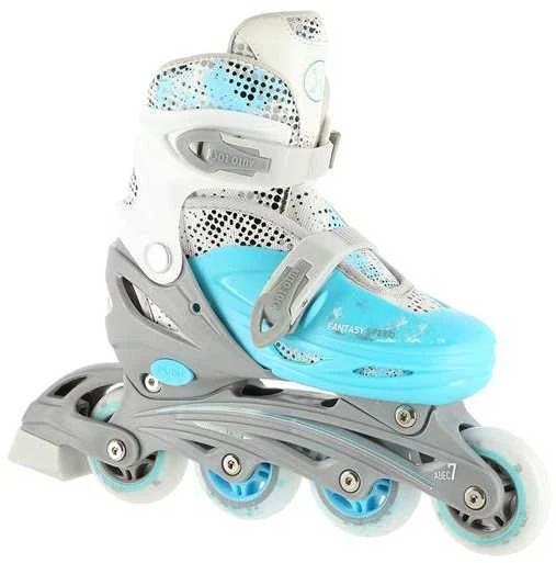 NH18331 MĖLYNA 4in1 DYDIS. M (35-38) INLINE PAČIŪRĖS SU MATMENYS THE NILS EXTREME HOCKEY SKY
