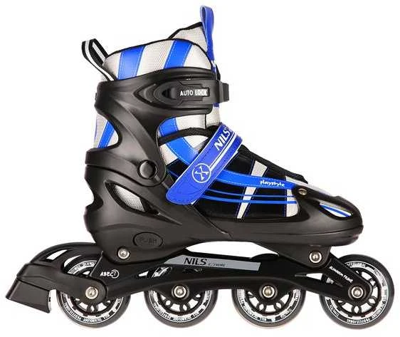 NH18366A 2in1 NAVY MĖLYNAS DYDŽIAI (31-34) INLINE RIUDŽIAI SU MATMENYS PŁ. NILS EXTREME RIDUOTIS
