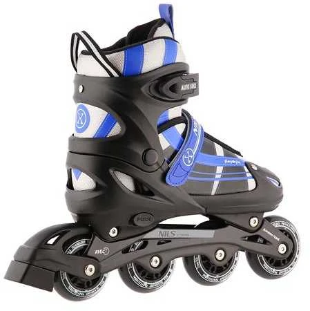NH18366A 2in1 NAVY MĖLYNAS DYDŽIAI (35-38) INLINE RIUDŽIAI SU MATMENYS PŁ. NILS EXTREME RIDUOTIS
