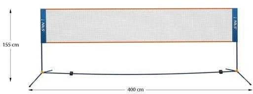 NN400 BADMINTON TINKLAS 400CM PILNAS DENGIMAS NILS