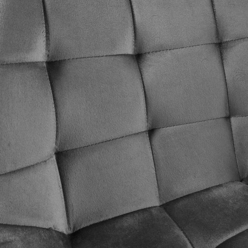 NORMAN Velvet grafito aksominė kėdė