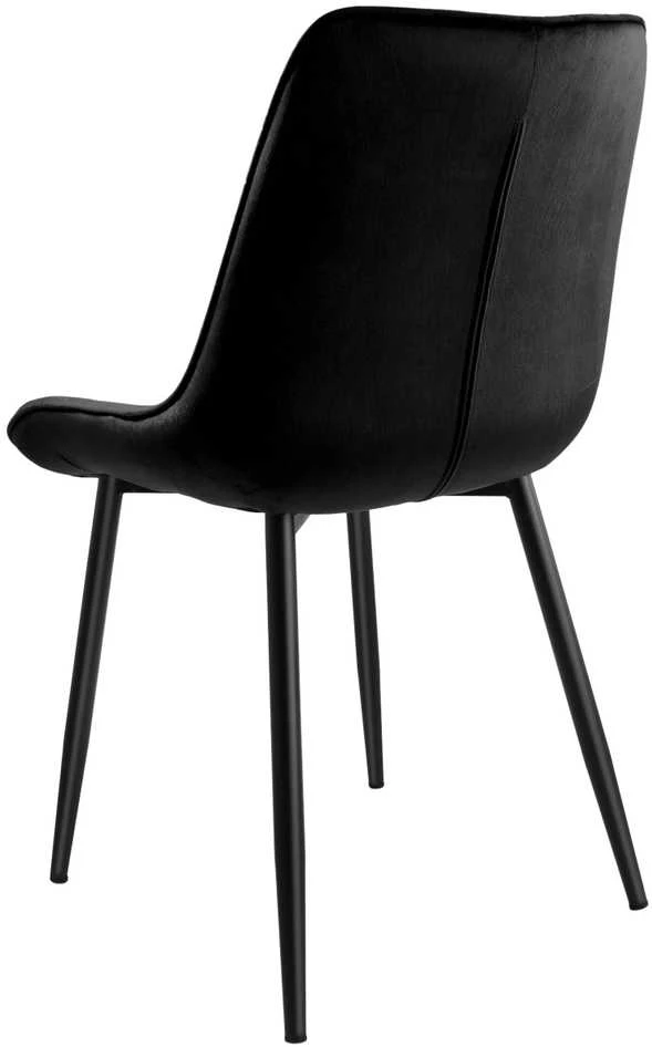 NORMAN Velvet juodo aksomo kėdė