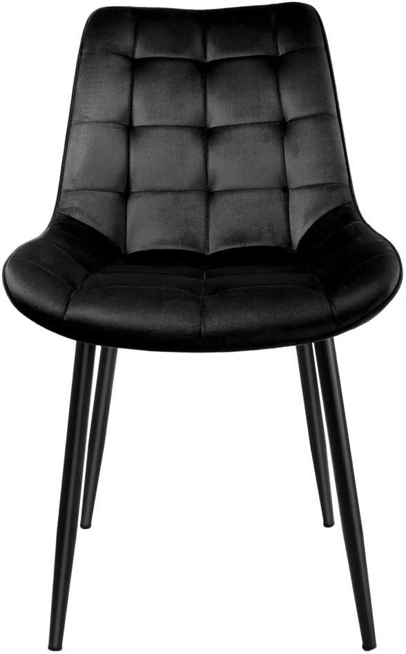 NORMAN Velvet juodo aksomo kėdė