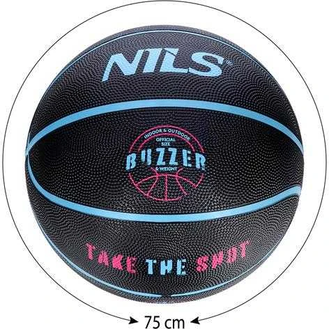 NPK271 KREPŠINIO Juodas BUZZER 7 NILS