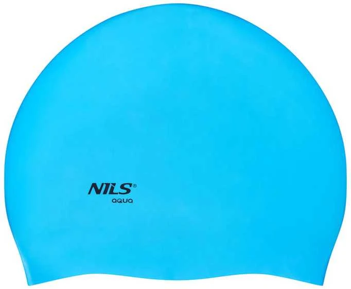 NQC BL02 MĖLYNAS SILIKONINIS KEPURĖLIS NILS AQUA