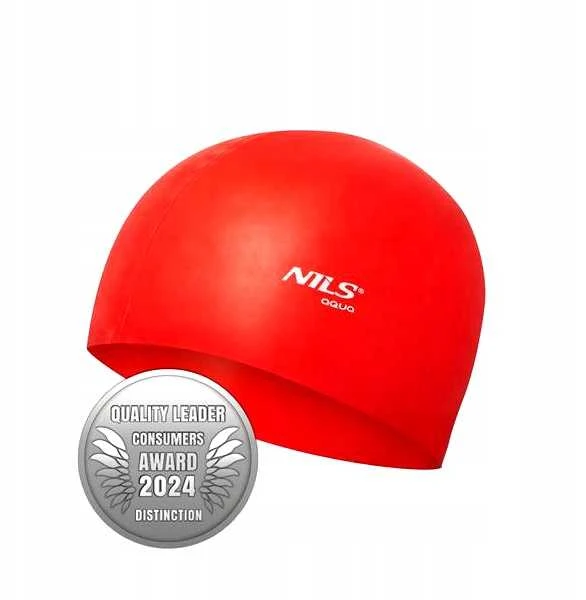 NQC VIENOS SPALVOS RD01 RAUDONAS SILIKONINIS KEPURĖLIS NILS AQUA