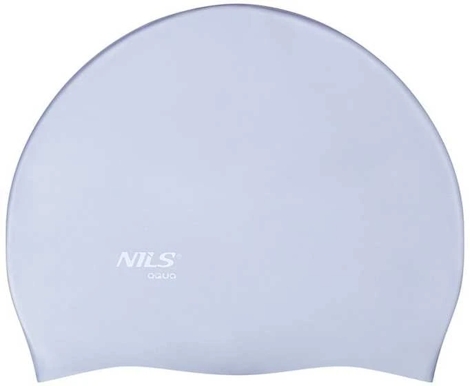 NQC VIENOS SPALVOS SL01 PILKAS SILIKONINIS KEPURĖLIS NILS AQUA