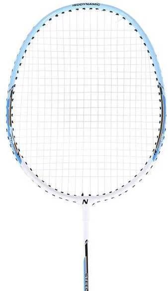 NR204 ALIUMINIO IZOMETRINIS / BADMINTONO RAKETA + NILS Dangtis