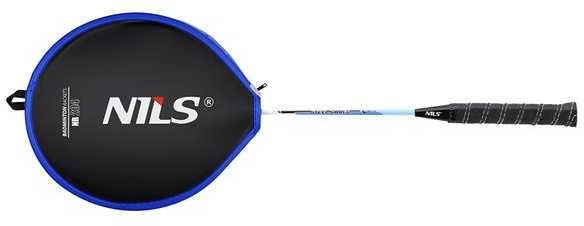 NR204 ALIUMINIO IZOMETRINIS / BADMINTONO RAKETA + NILS Dangtis