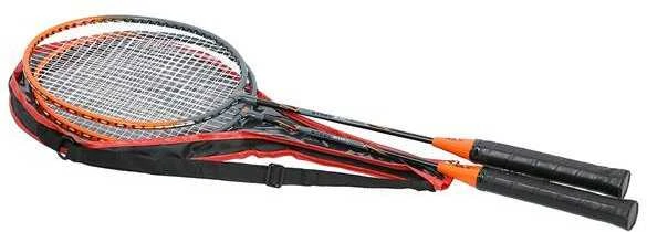 NRZ005 PLIENAS / BADMINTONO RINKINYS 2 RAKETĖS + NILS dangtelis