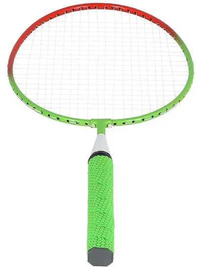 NRZ051 PLIENINIS / BADMINTONAS RINKINYS 2 RAKETĖS + SKRAUTĖS + KUMULIAI JAUNIEJI NILAI