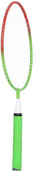 NRZ051 PLIENINIS / BADMINTONAS RINKINYS 2 RAKETĖS + SKRAUTĖS + KUMULIAI JAUNIEJI NILAI