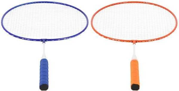 NRZ052 PLIENINIS / BADMINTONAS 2 RAKEČIŲ RINKINYS + JUNIOR NILS langinės