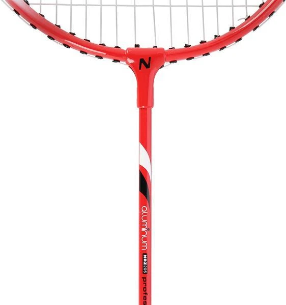 NRZ205 ALIUMINIO / BADMINTONO RINKINYS + NILS UŽDANGALAS