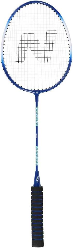 NRZ2052 ALIUMINIO / BADMINTONO RINKINYS 2 REKETĖS + 3 VEŽĖLIAI + NILS dangtelis