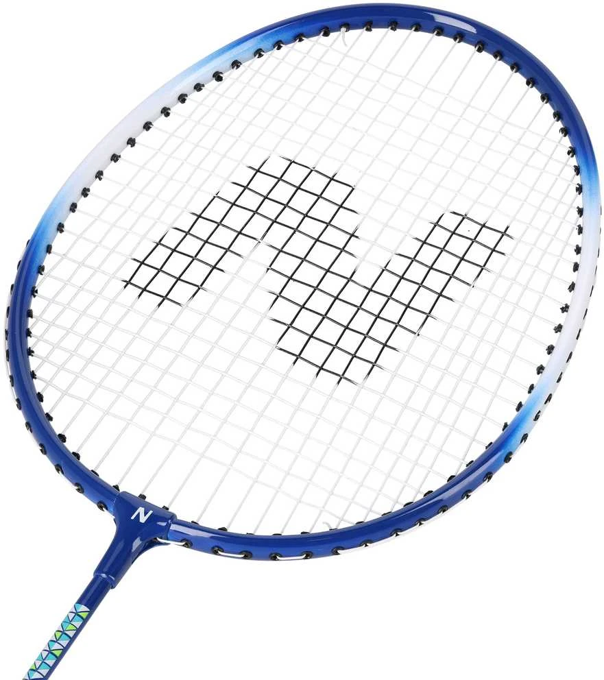 NRZ2052 ALIUMINIO / BADMINTONO RINKINYS 2 REKETĖS + 3 VEŽĖLIAI + NILS dangtelis