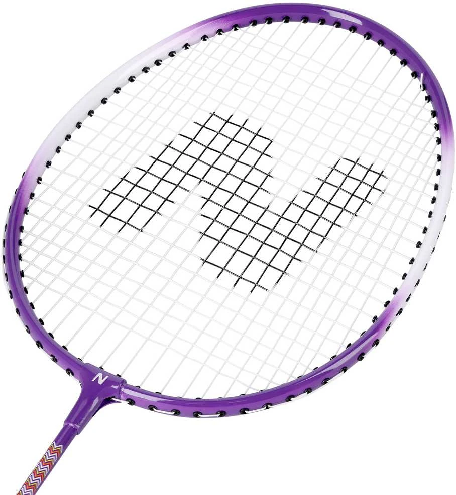 NRZ2053 ALIUMINIO / BADMINTONO RINKINYS 2 REKETĖS + 3 VEŽĖLIAI + NILS dangtelis