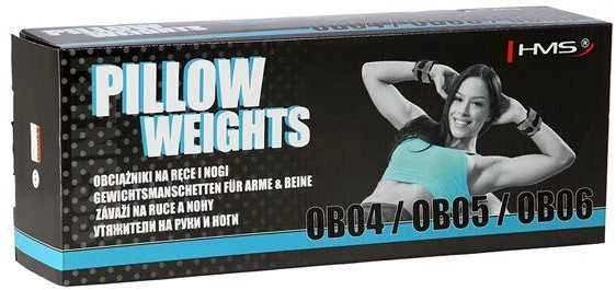 OB06 JUODOS RANKŲ IR KOJŲ SVORIAI 2 x 3 KG HMS