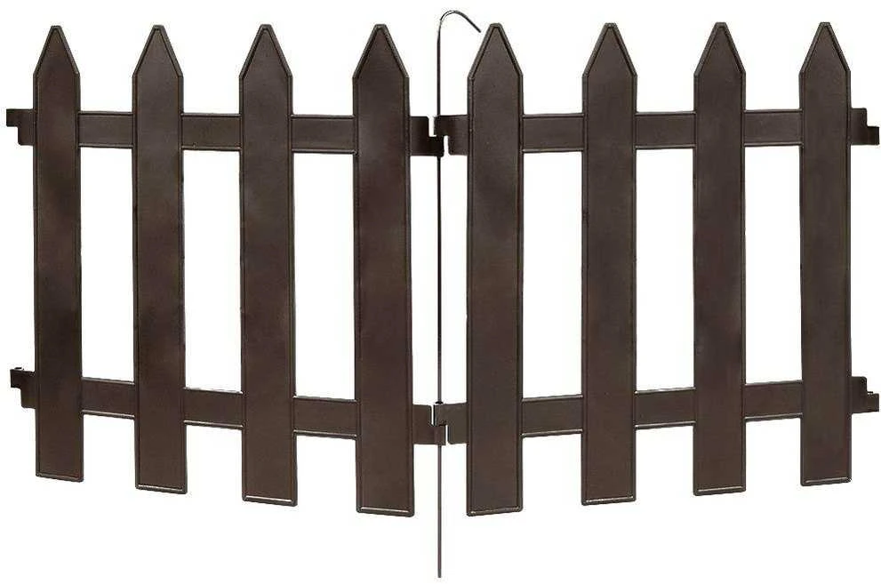 Palisade sodo tvora, ruda apvada, komplekte 10 vnt. 30x30 cm
